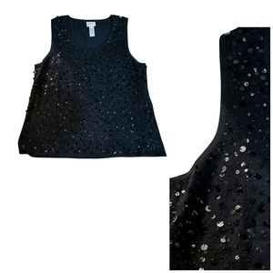 Chicos sequin tank